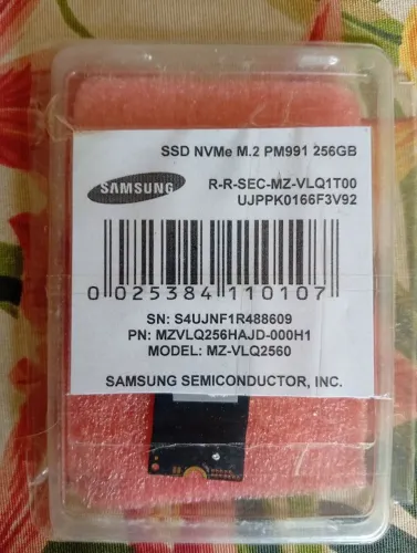 SSD SAMSUNG M2 NVME PM991 256GB 