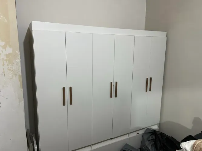 Guarda-roupa 6 Portas / Branco