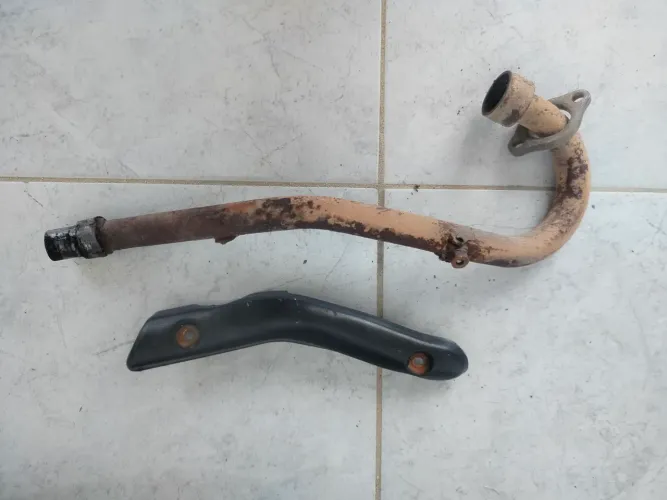 Cano de Escapamento com Protetor Térmico (TUBO DE DESCARGA) Bros 125<br>Informações adici