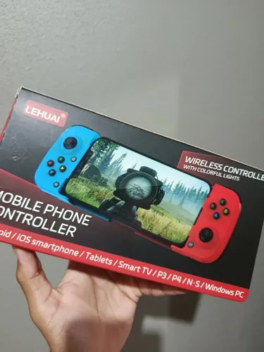 Gamepad bluetooth (wireless controller) novo usado só uma vez