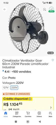 Ventilador / Climatizador 60cm