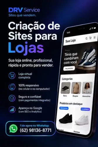 Criação de Site e Loja Virtual Profissional | Sites para Empresas e Lojas Online