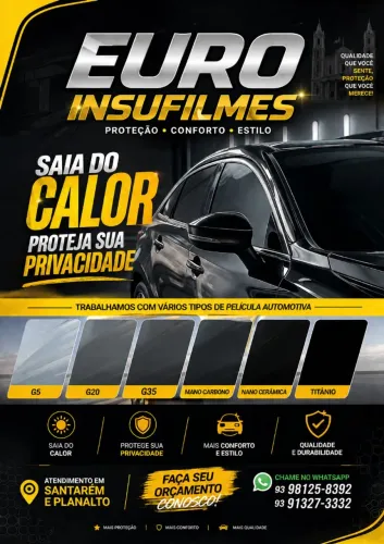 Aplicação de película automotiva em Santarém