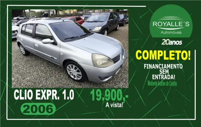 Renault Clio Expression Hi-flex 1.0 16V 5P 2006