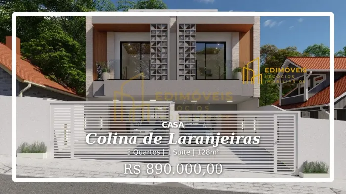 Casa Geminada em Colinas de Laranjeiras - Modernidade e Conforto