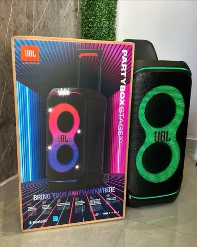 Jbl PartyBox Stage 320 Preta - Nova e Lacrada - Pronta Entrega!!