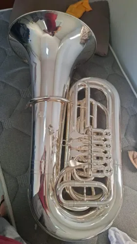 Tuba 5/4 Banhada a Prata