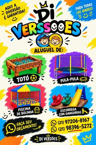 ? A DIVERSÃO DA SUA FESTA ESTÁ GARANTIDA! ?