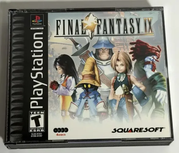 Final Fantasy IX original ps1 completo americano black label