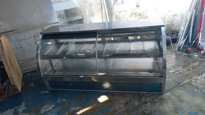 Balcão de açougue e mercado de inox