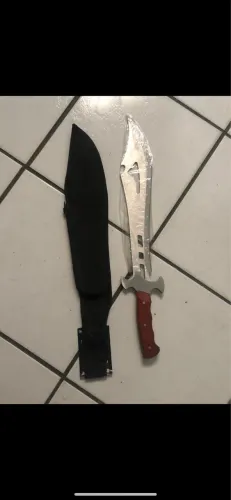 Facão camping artesanal 100R$