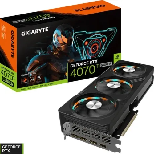 GIGABYTE RTX 4070 Ti SUPER OC 16GB, ARGB - NA GARANTIA ATÉ 23/09/2028