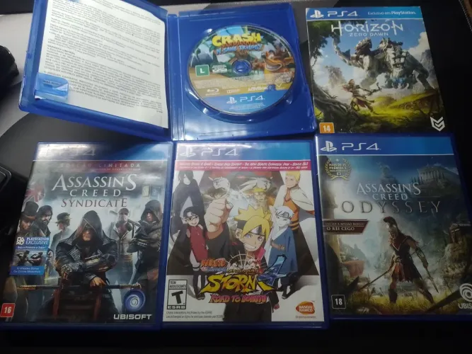 5 Jogos de PS4 originais pode escolher individuais