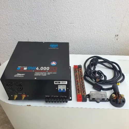 Carregador Bateria Transformador E Inversor Gw Tci4000 - 12v