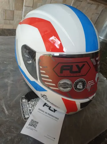 CAPACETE FLY BRANCO TM 58