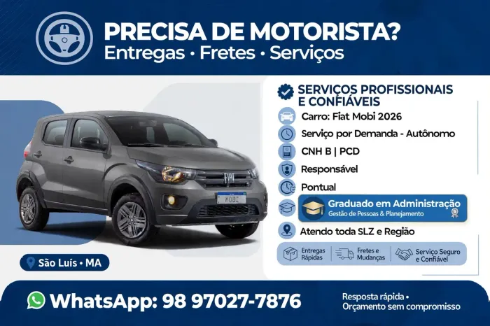 PRECISANDO FAZER SUA ENTREGA COM AGILIDADE E CONFIABILIDADE!!!