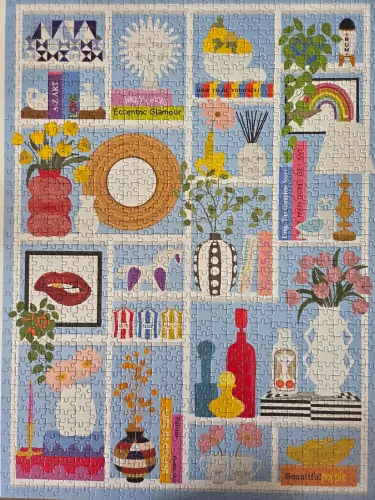 Quebra-cabeça Galison Jonathan Adler Shelfie 1000 peças