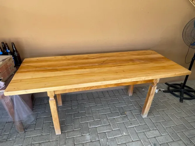 Mesa rústica de Argelim Pedra 2,80x1m