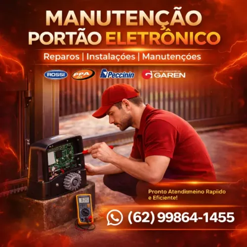  Portão eletrônico conserto e manutenção 