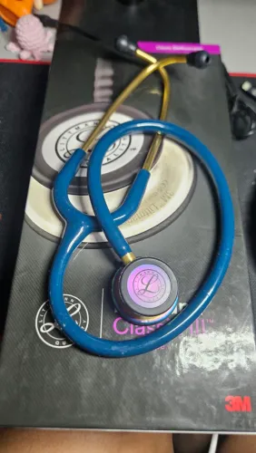 estetoscópio littman classic III azul caribe rainbow