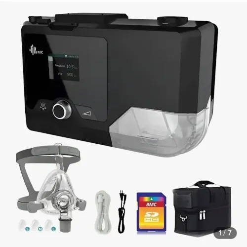 Kit Cpap G2s BMC automático com umid + Máscara F5 aeronasal