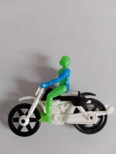 Miniatura Anos 80 Anos 90 Motocross de Plástico.