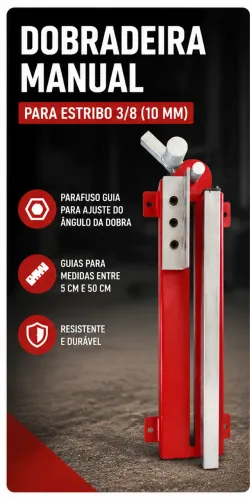 dobradeira de vergalhão manual