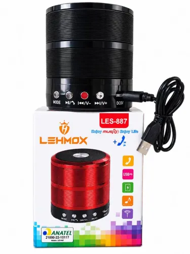 Rádio e mini caixa de som 