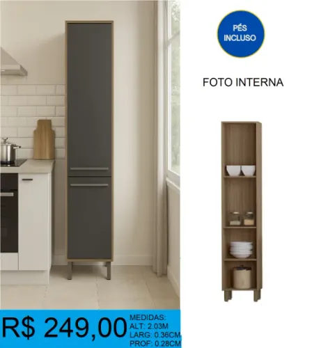 PANELEIRO - DISPONIVEL EM 2 CORES = TEMOS PRONTA ENTREGA
