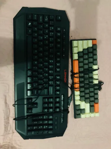 Teclado mecânico 60% e teclado de membrana 100% da lehmox