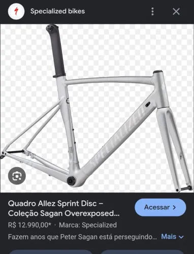Quadro Specialized Peter Sagan TM 56/L
