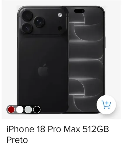 Iphone 18 Pro Max 512GB