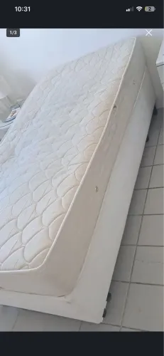 Cama box solteiro BRANCA