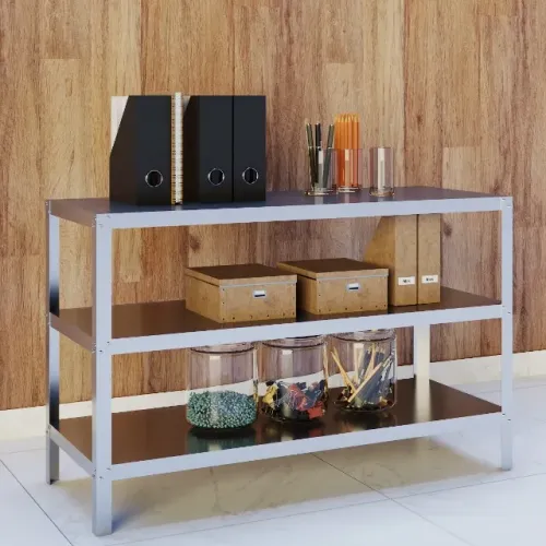 Mesa Inox Industrial 3 Prateleiras Bancada Aço Inox Cozinha Restaurante