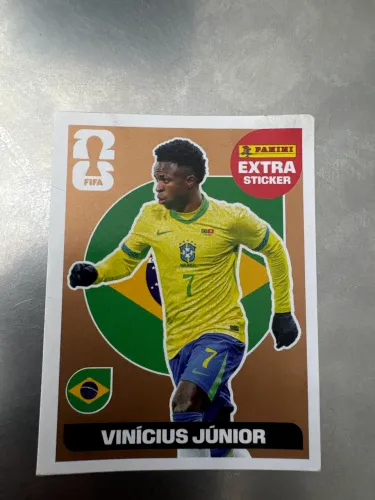 Figurinha extra Vini Jr. Bronze