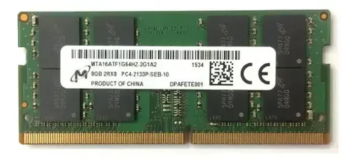 Memória RAM Micron 8GB DDR4 2133MHz SODIMM Notebook PC4-2133P