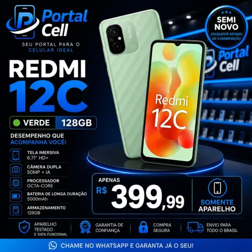 Redimir 12c - Semi-Novo sem marca de uso 128GB