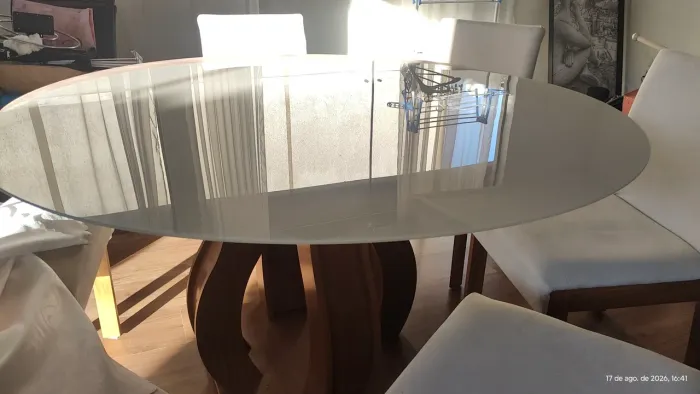 Vidro de mesa 1,35
