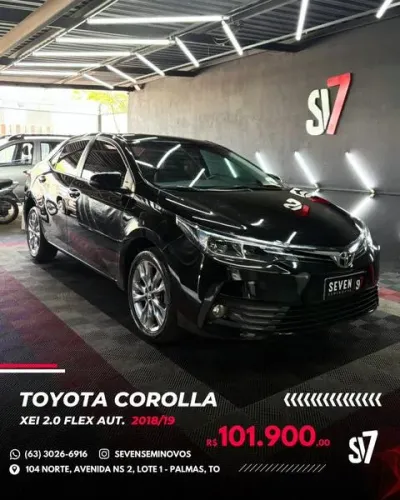 Toyota Corolla 2.0 XEI 16V Flex 4P Automatico 2019