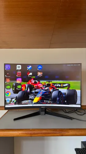 Monitor Gamer ASUS TUF 31,5? QHD 165 Hz - VG32VQ1B | Excelente estado