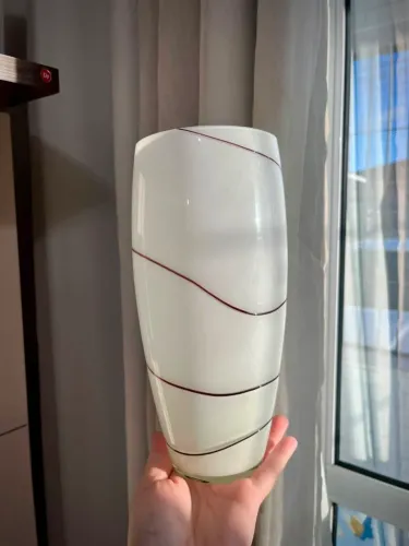 Vaso de Vidro Opalino