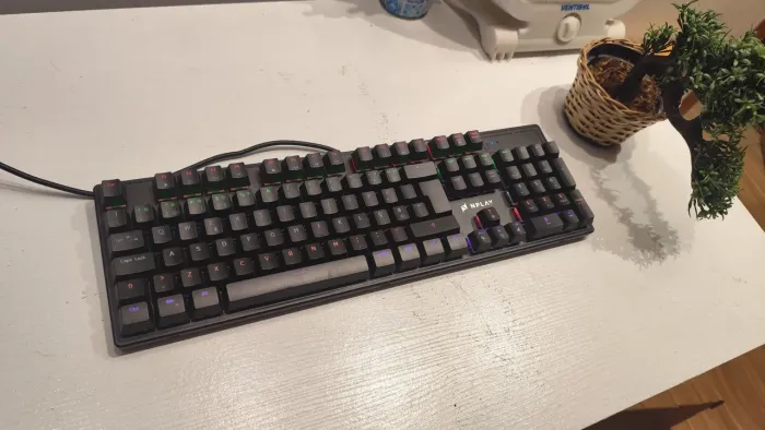 Teclado Mecânico NPLAY Conquer 2.0 Switch Blue retroiluminado, Importado de Portugal 