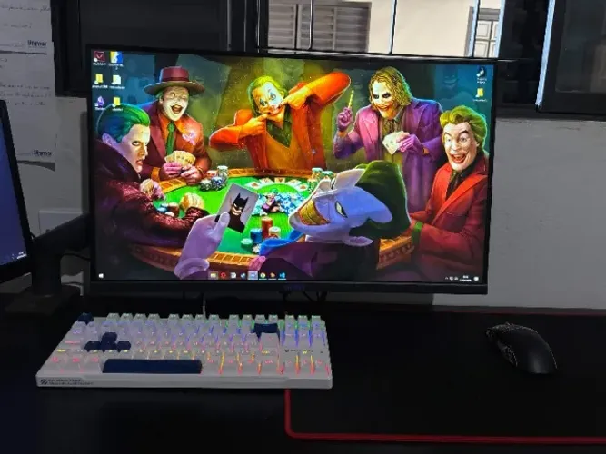 Setup Gamer Completo ? Ryzen 5 5500 + GTX 1650 + 16GB RAM + Monitor 27" 244Hz