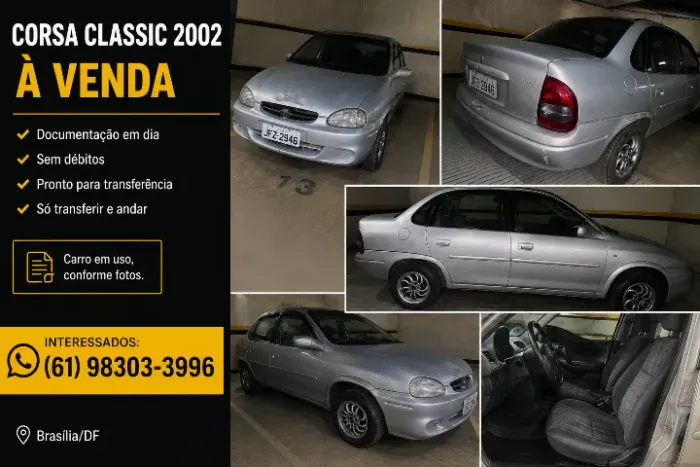 Chevrolet Corsa Sedan Super Milenium 1.0 MPFI 16V 2002