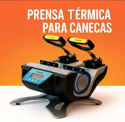 Prensa Térmica Dupla de Canecas Freesub ST-210 - Pneumática (Automática)<br>
