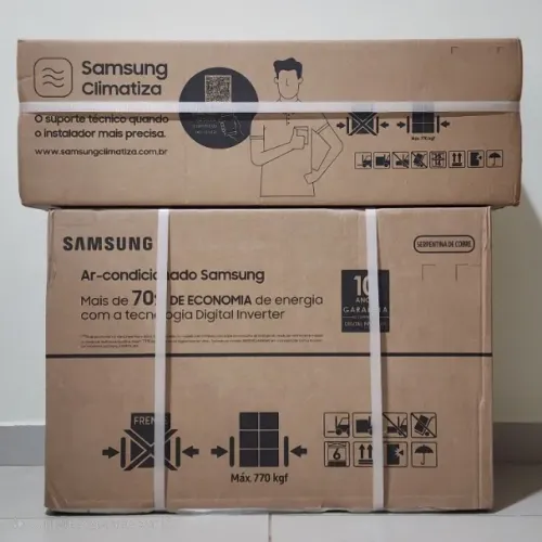 Ar-Condicionado 12000 BTUs Samsung Inverter WindFree Connect Wi-Fi - Lacrado, NF, Garantia