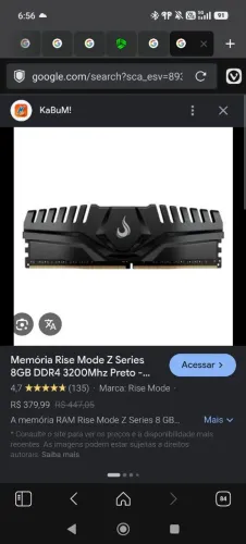 Memórias RAM 16 GB Rise Mode 