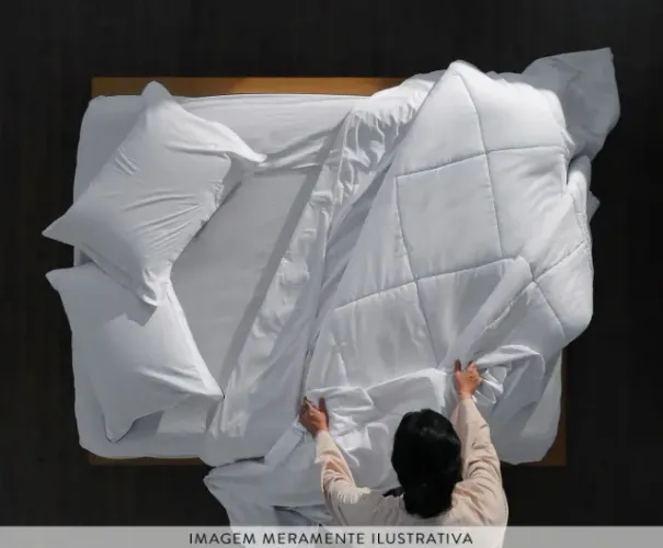 Enchimento de Duvet Branco 150 G/M² para Edredom