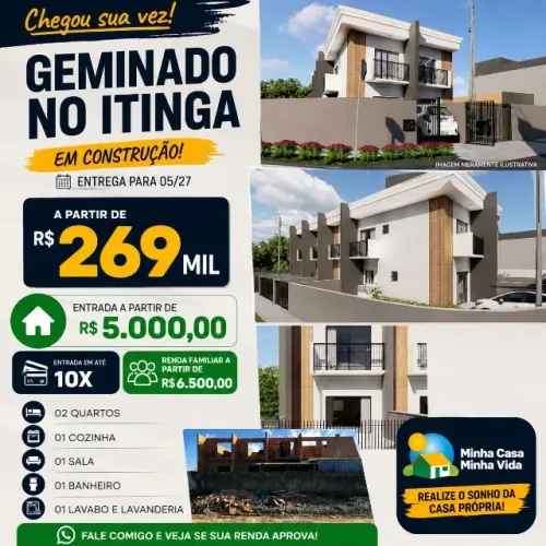 Geminado em construção - Itinga