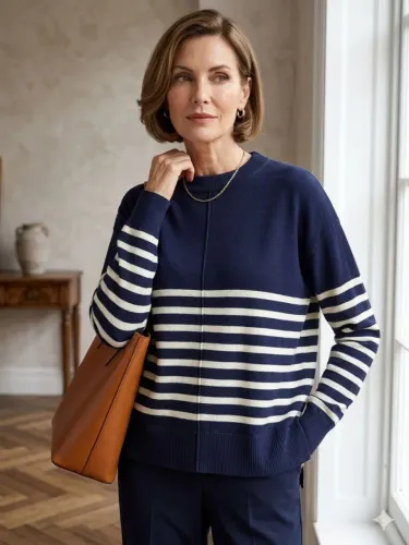 Blusa de tricô feminino 